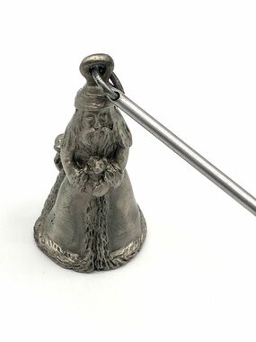 Vintage 1998 Rawcliffe Pewter Santa Claus Candle Snuffer Father Christmas